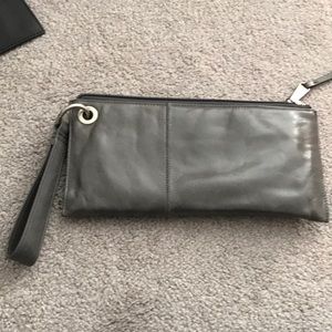 Gray Hobo Wristlet